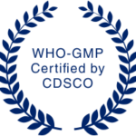 Certificate of WHO-GMP certified by CDSCO